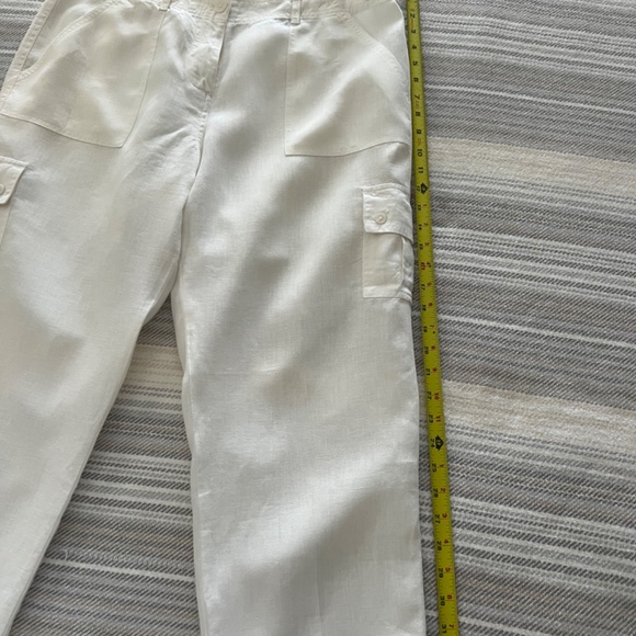 Tommy Bahama white linen pants size 12 - Picture 9 of 11